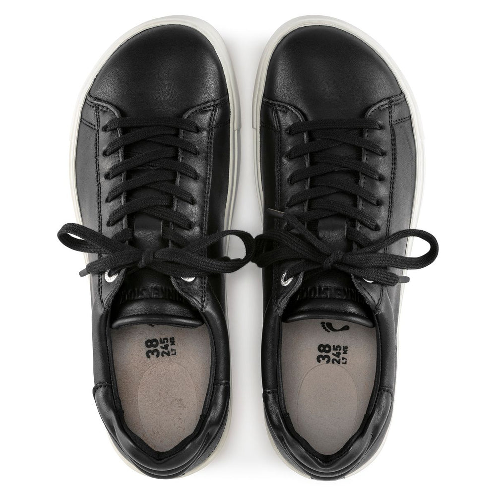 Birkenstock Bend Leather Lace-Up Sneaker — Black (Unisex)