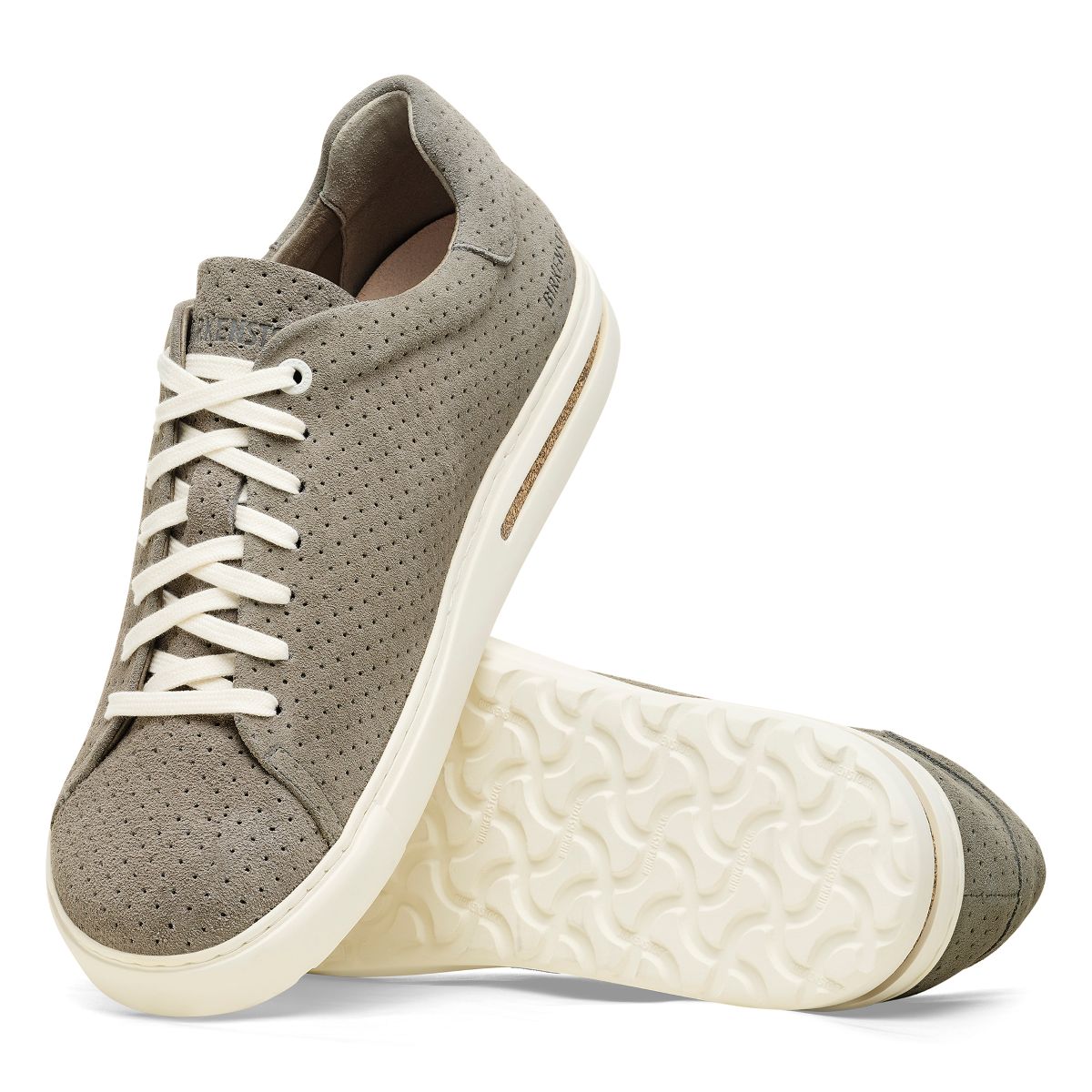 Birkenstock Bend Suede Lace-Up Sneaker — Stone Dotted (Women’s)