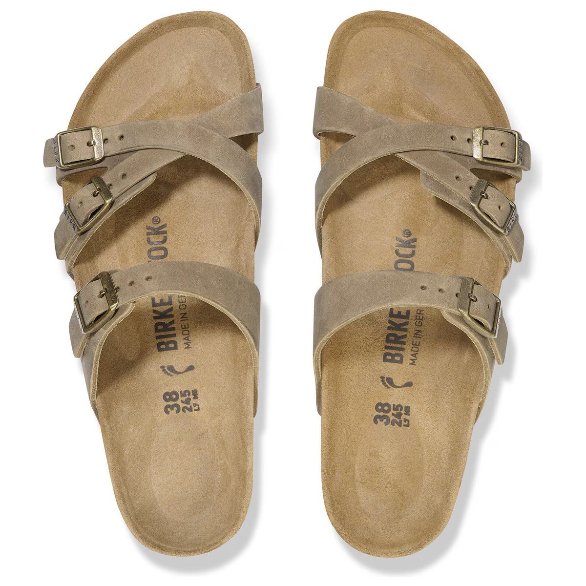 Franca Oiled Leather Women's Slide Sandal