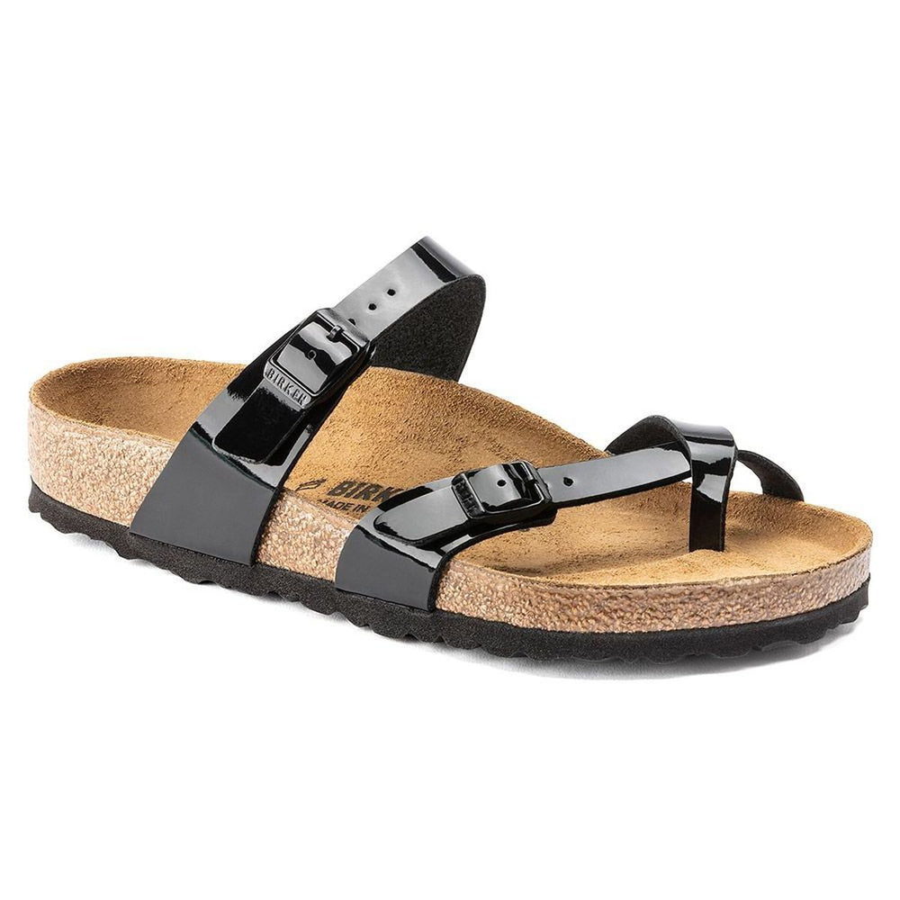 Birkenstock Women's Mayari Birko-Flor in Black Patent style 071091