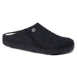 Birkenstock Zermatt 1015084 women's black wool felt clog with a warm shearling lining.