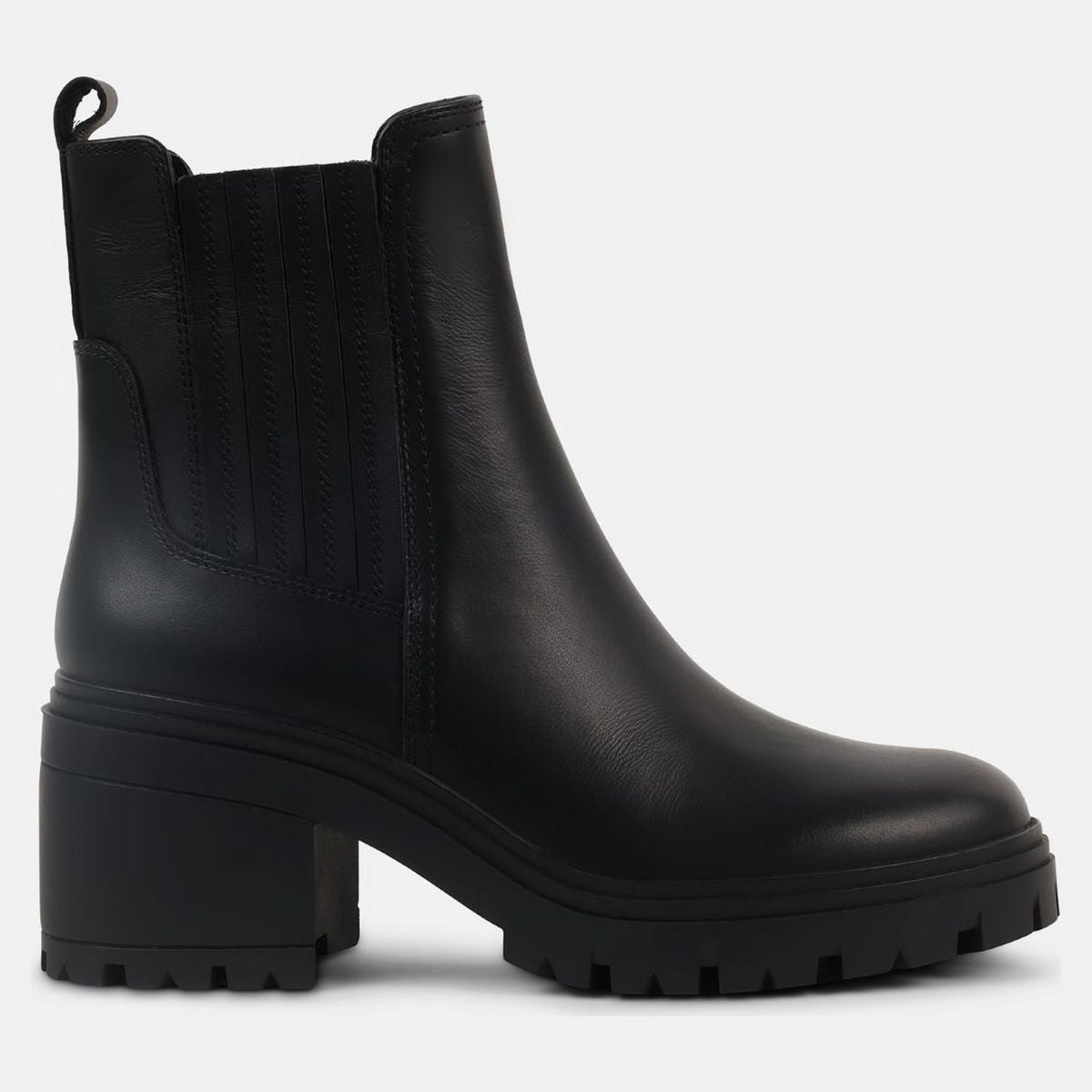 Blondo Floretta Women's Leather Zip Ankle Boots - Black