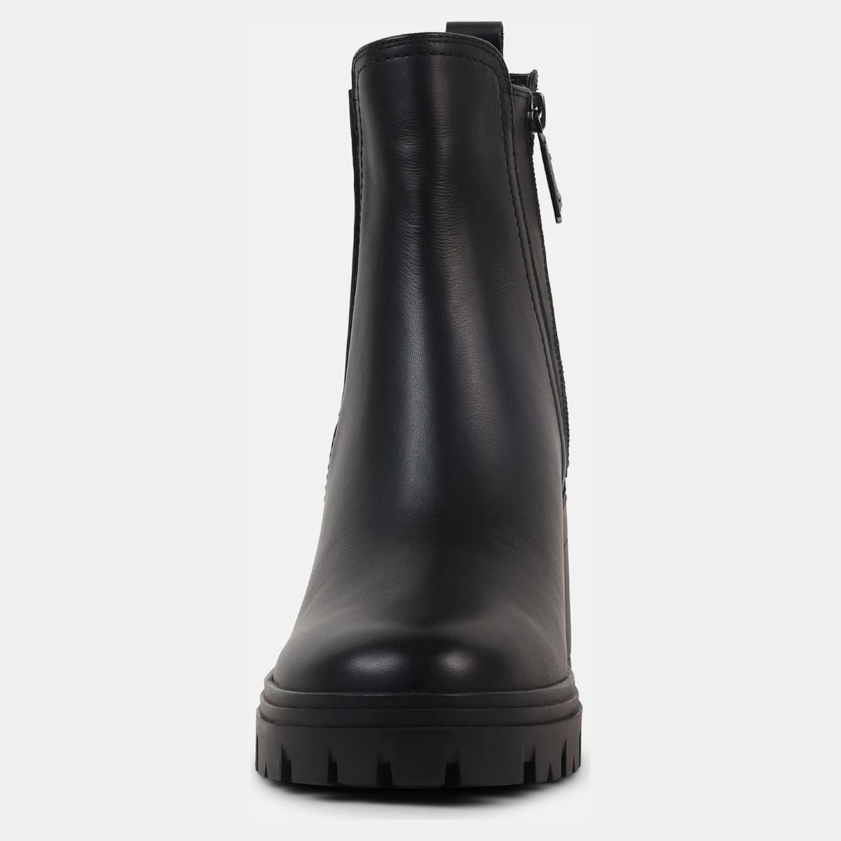 Blondo Floretta Women's Leather Zip Ankle Boots - Black