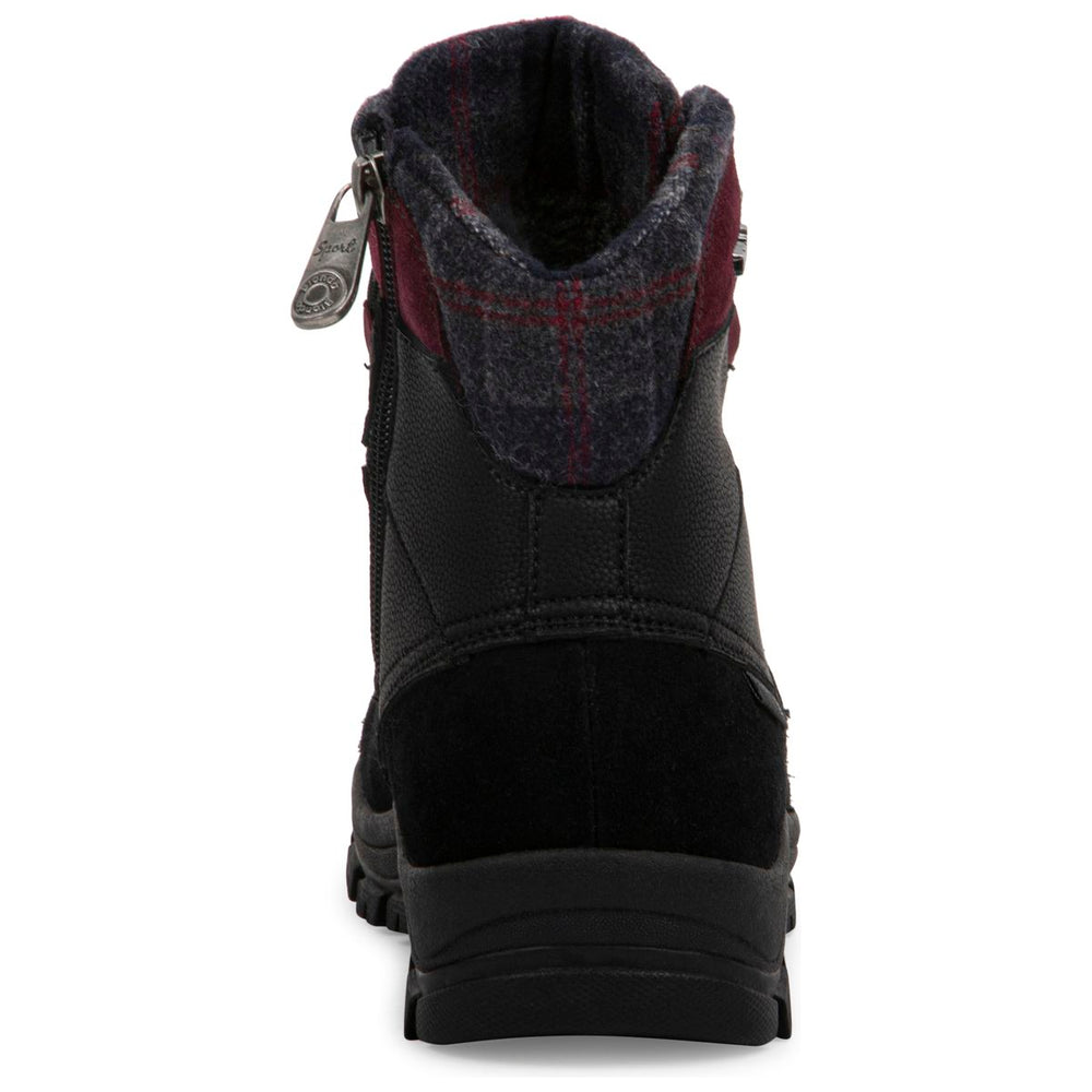 Blondo Maxine Women's Waterproof Winter Boot in Black Burgundy