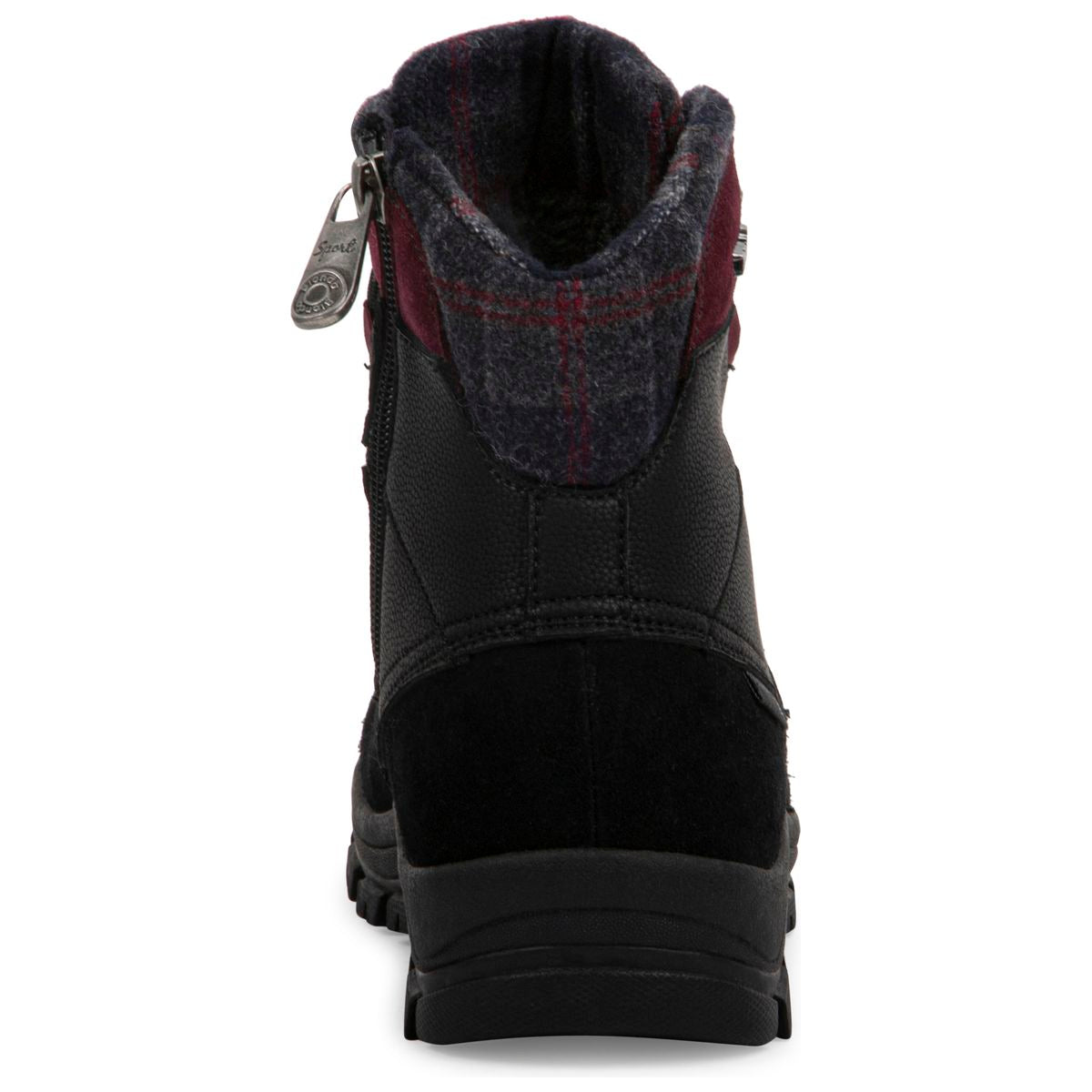 Blondo Maxine Women's Waterproof Winter Boot in Black Burgundy