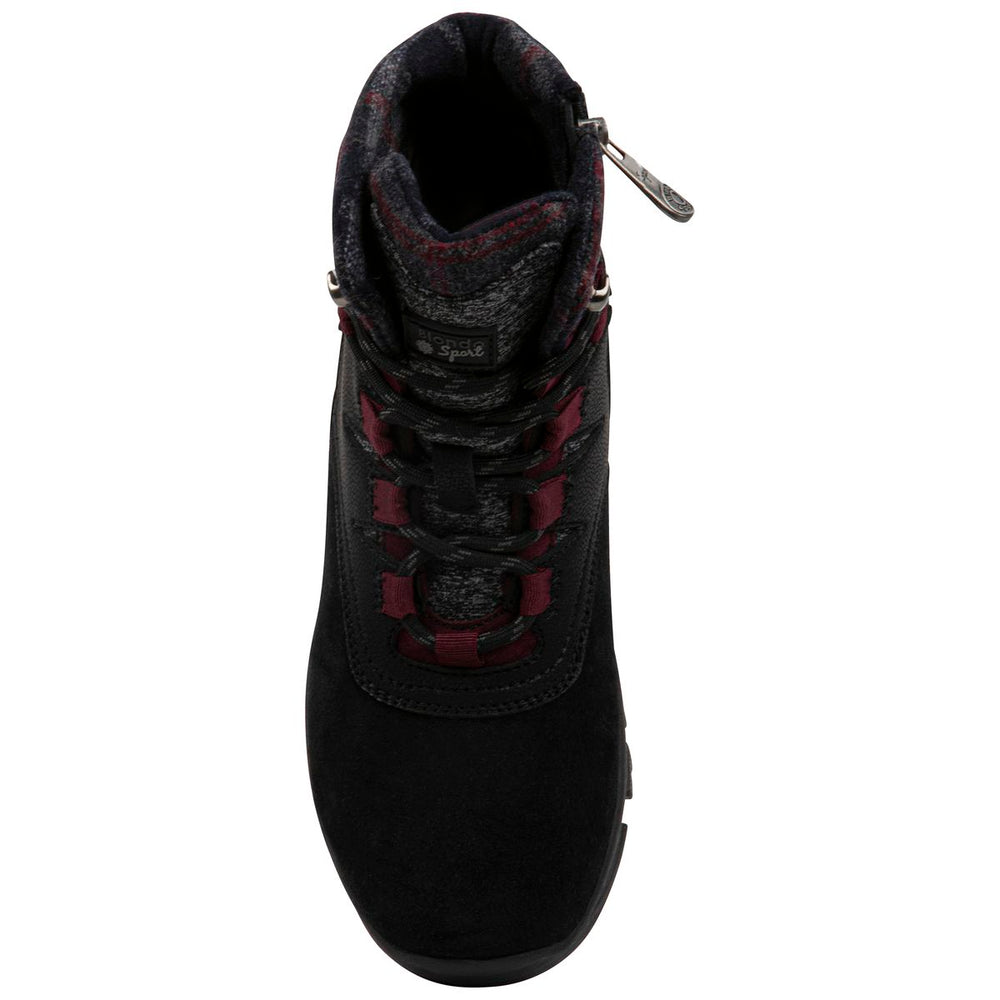 Blondo Maxine Women's Waterproof Winter Boot in Black Burgundy