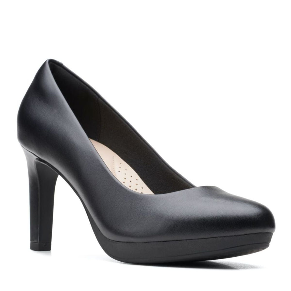 Clarks Ambyr Joy in Black, Breatheable pumps, Women's comfortable high Heels. Style #26177015
