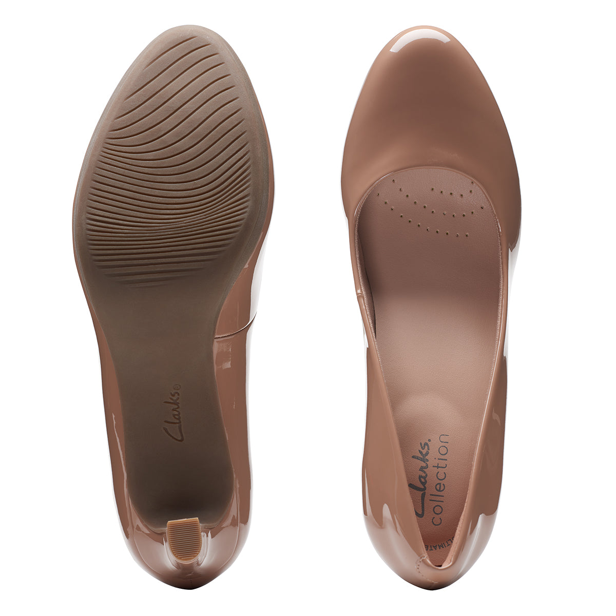 Clarks Ambyr Joy Dress Heels in Beige