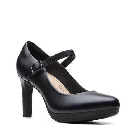 Clarks Ambyr Shine Black Pumps, Dress Heels, Breathable material Women's Shoes. Style #26157784
