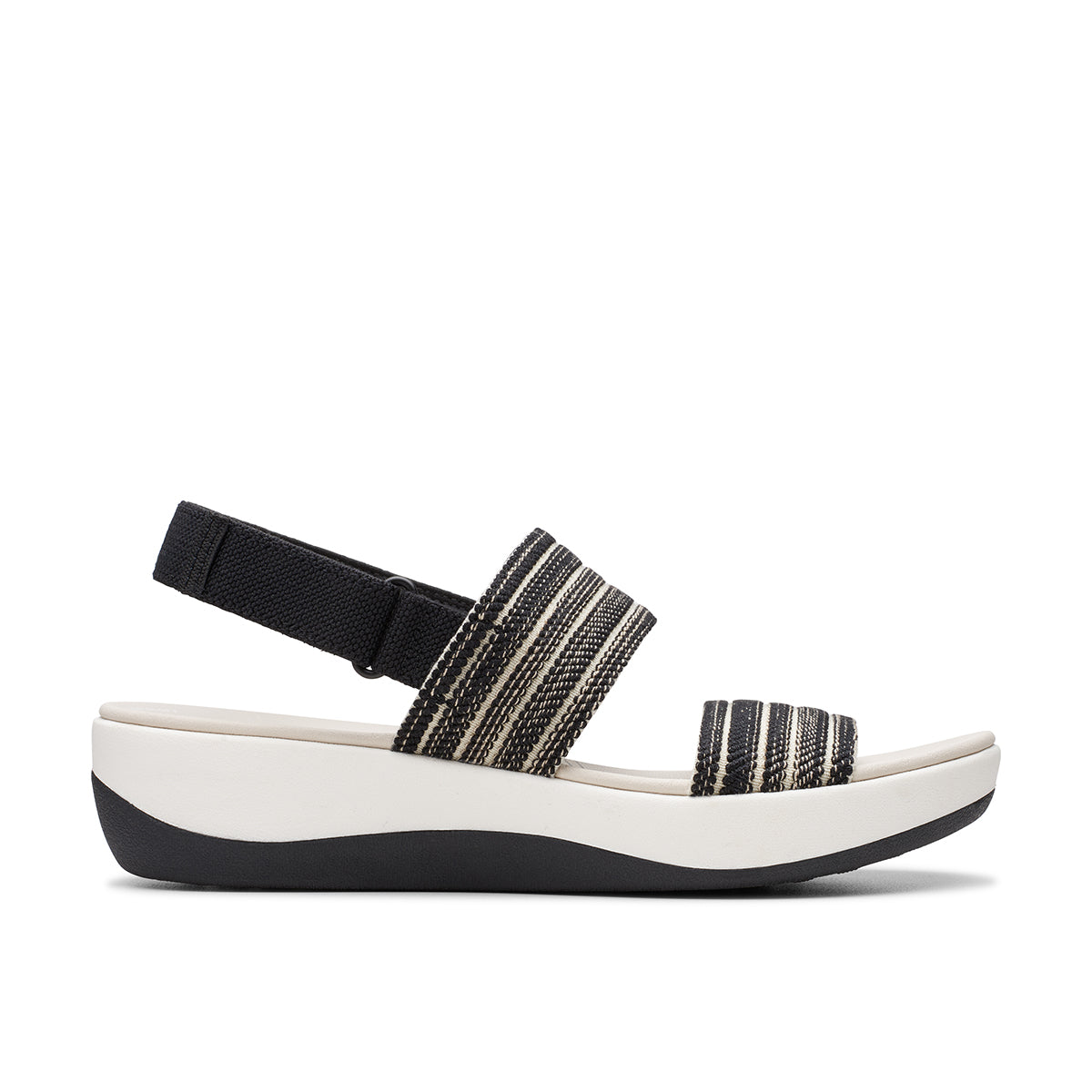 Clarks Arla Stroll Flat Women's Sandals in Black