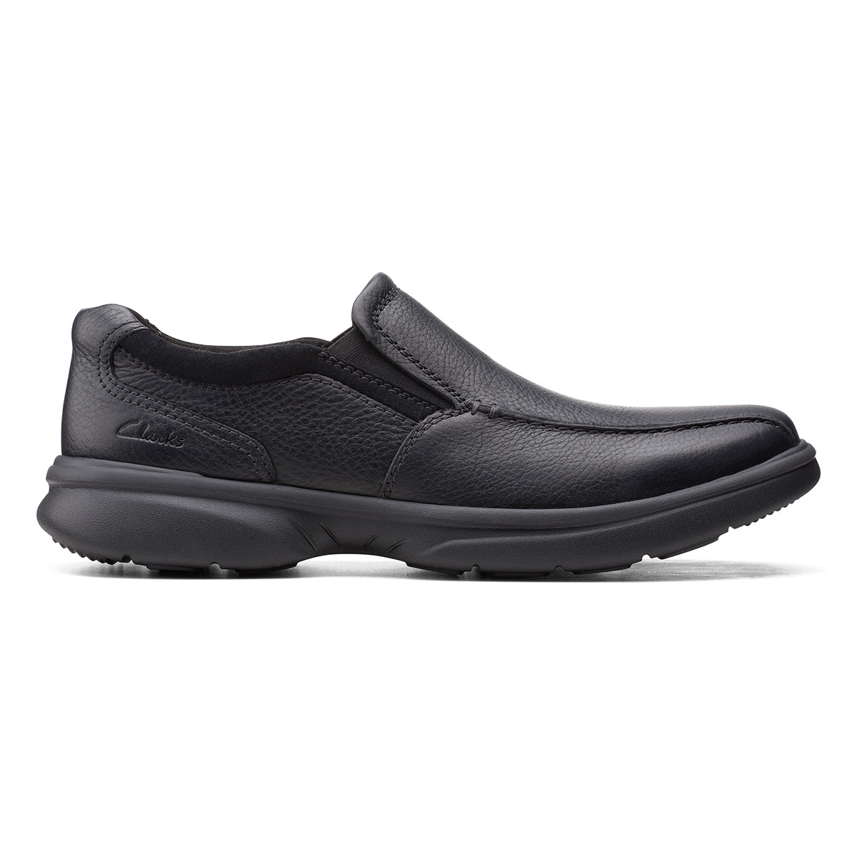 Clarks Men's Bradley Step Casual Slip ON in Black