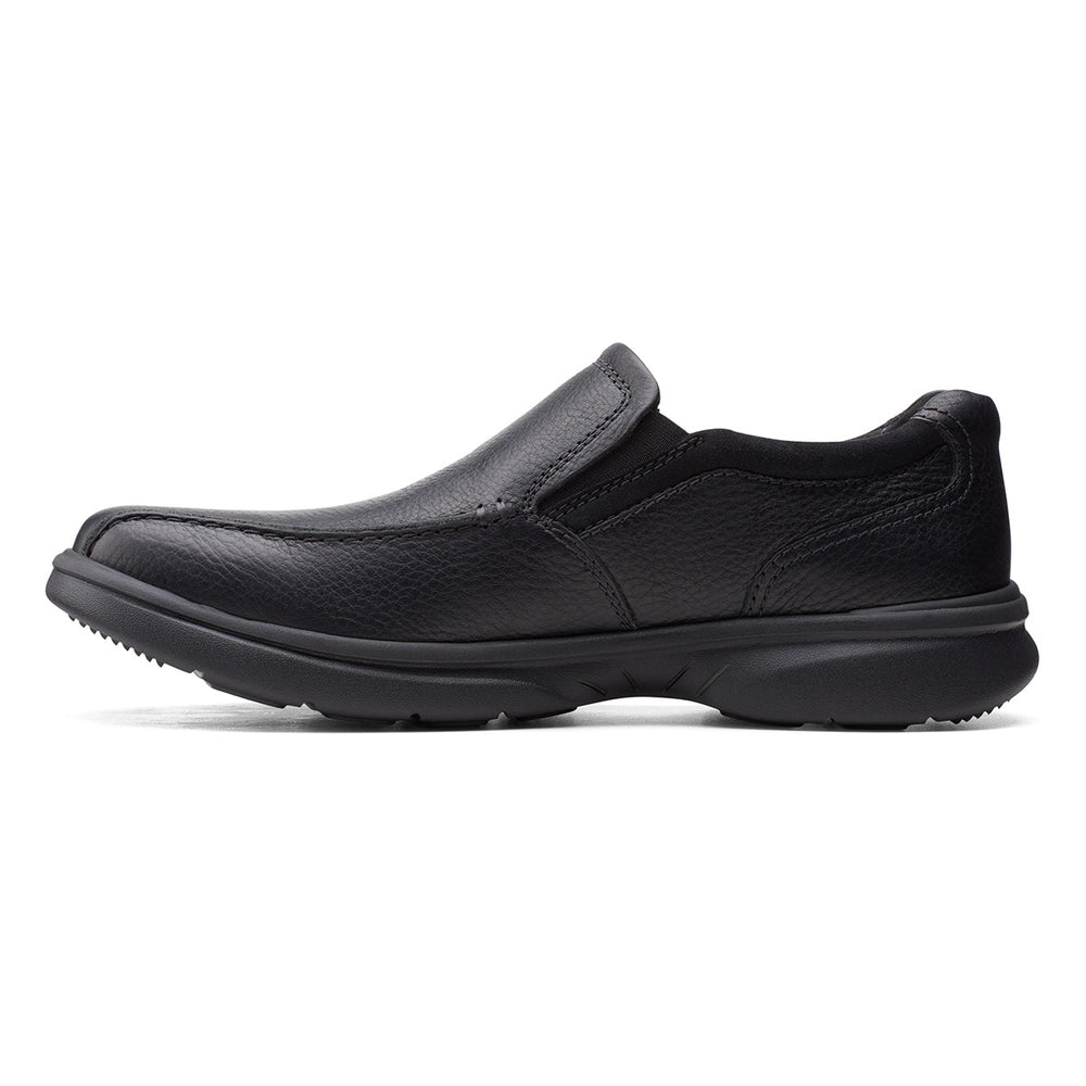 Clarks Men's Bradley Step Casual Slip ON in Black