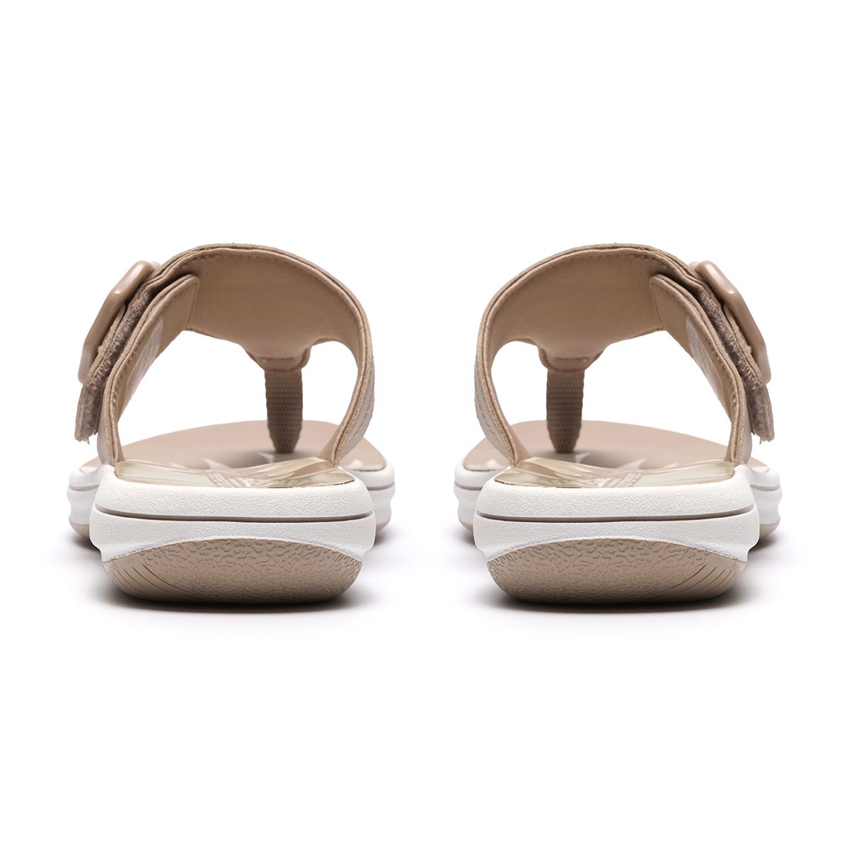 Clarks Breeze Cove Women's Thong Sandals in Sand