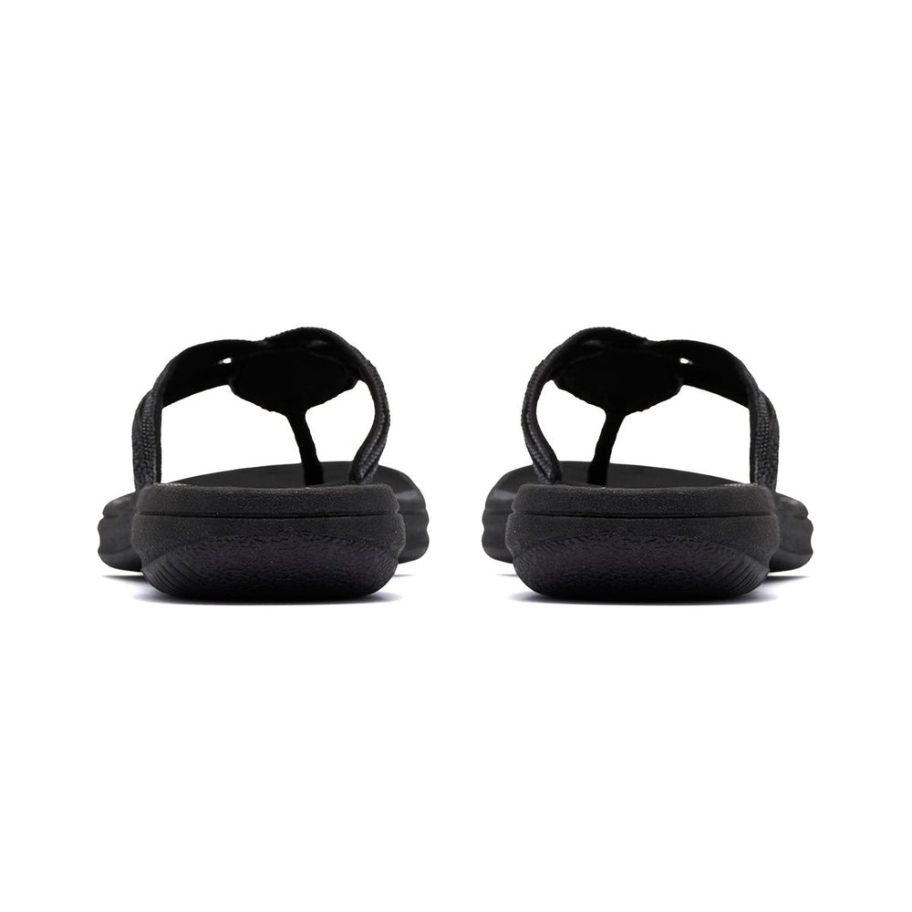 Clarks Breeze Gem Women's Thong Sandals in Black