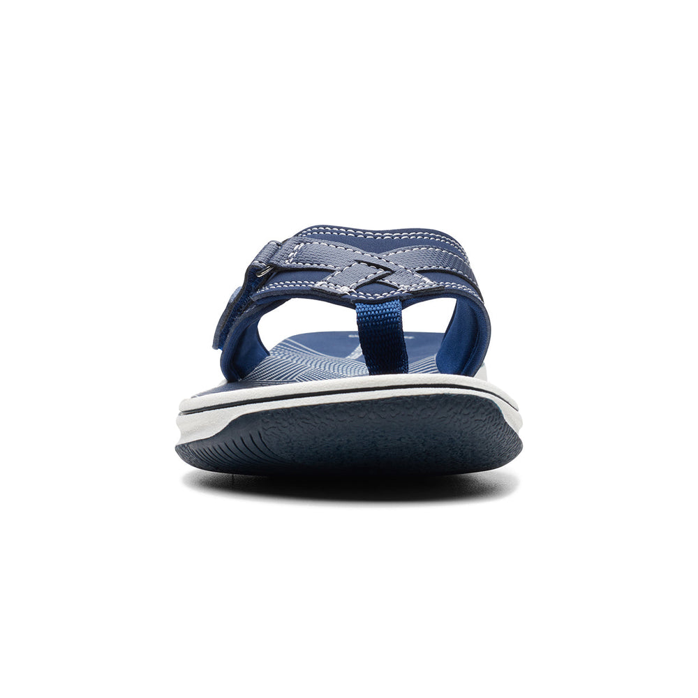Clarks Breeze Sea Women's Thong Sandals in Navy