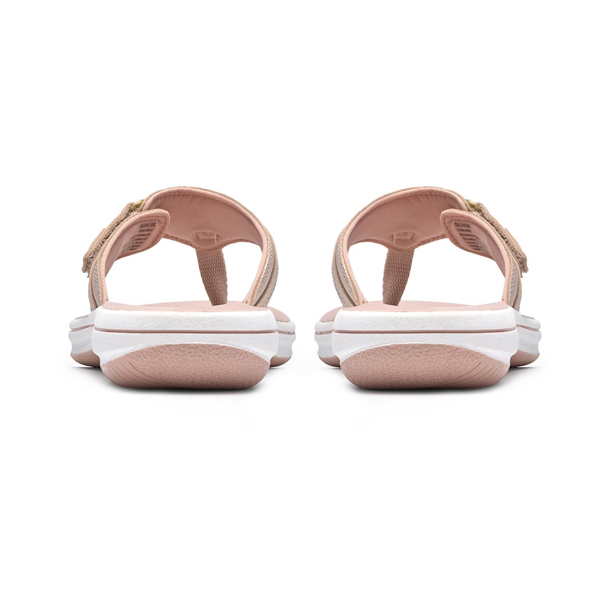 Clarks Breeze Sea Women's Thong Sandals in Dusty Rose
