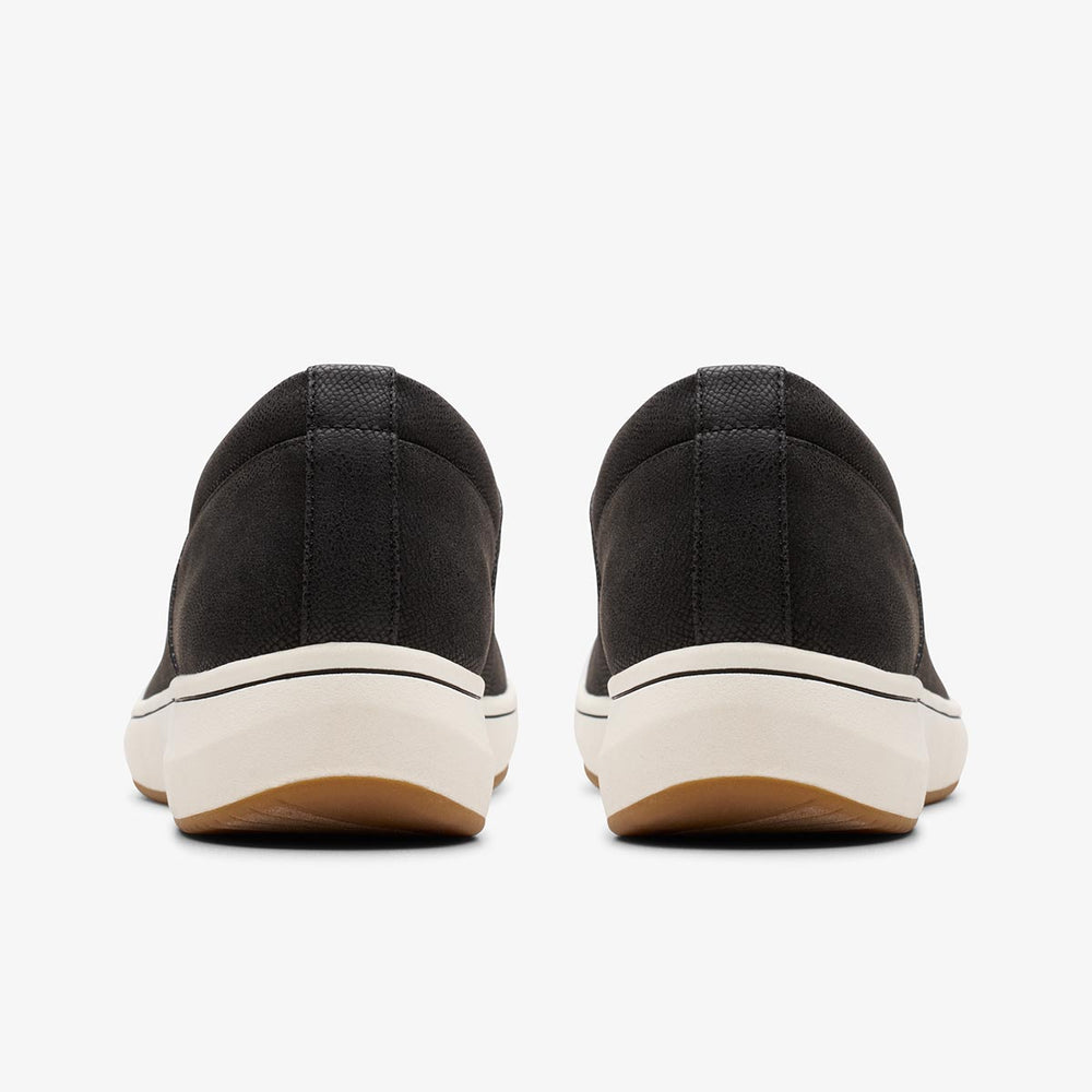 Clarks BreezeSky Ria Women's Sneaker in Black/White