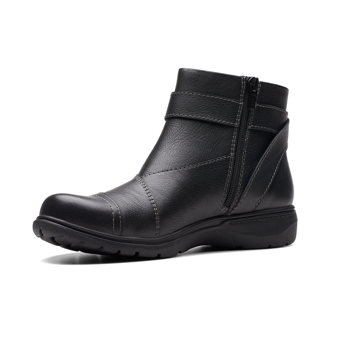 Clarks Carleigh Dalia Women's Ankle Boot in Black Nubuck
