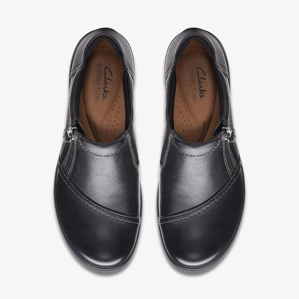 Clarks Carleigh Ray Women's Slip On in Black