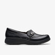 Clarks Certina Ease Women's Slip Ons in Black, Leather shoes. Style #26179947