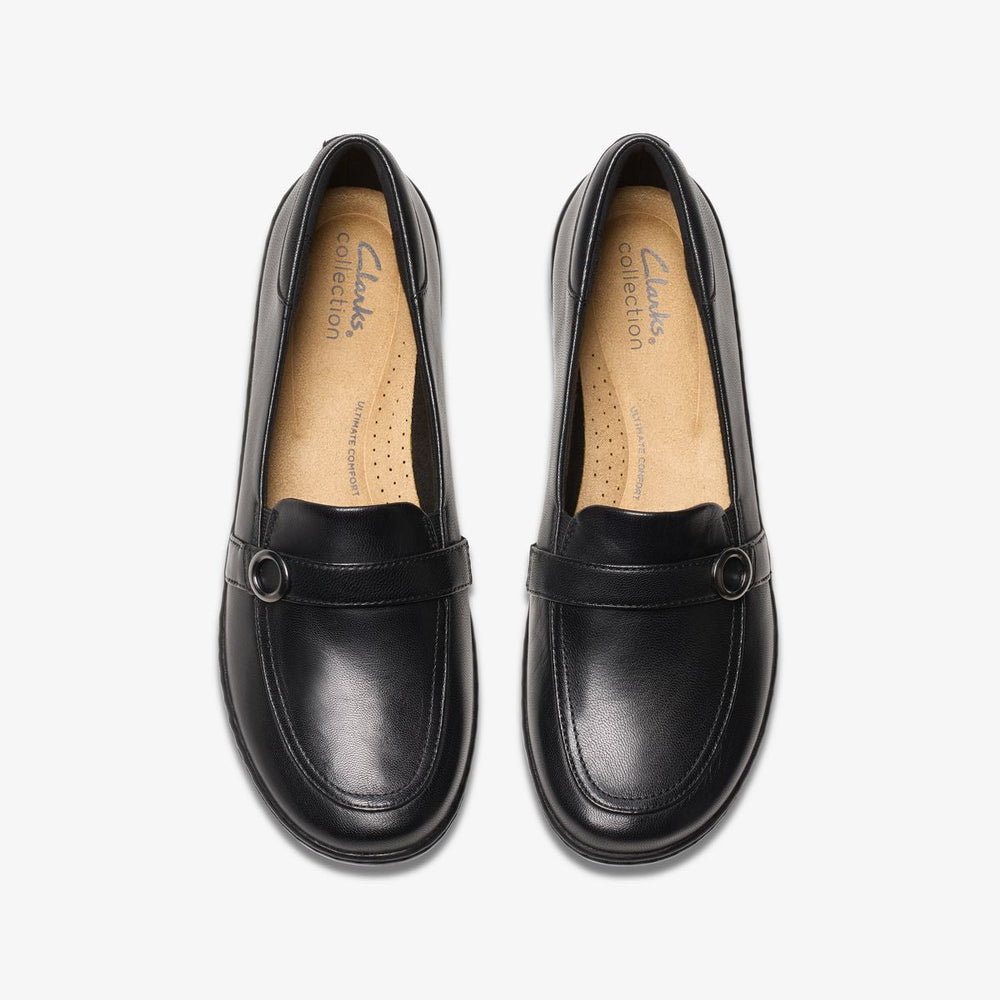 Clarks Cora Amanda Women's Loafer in Black