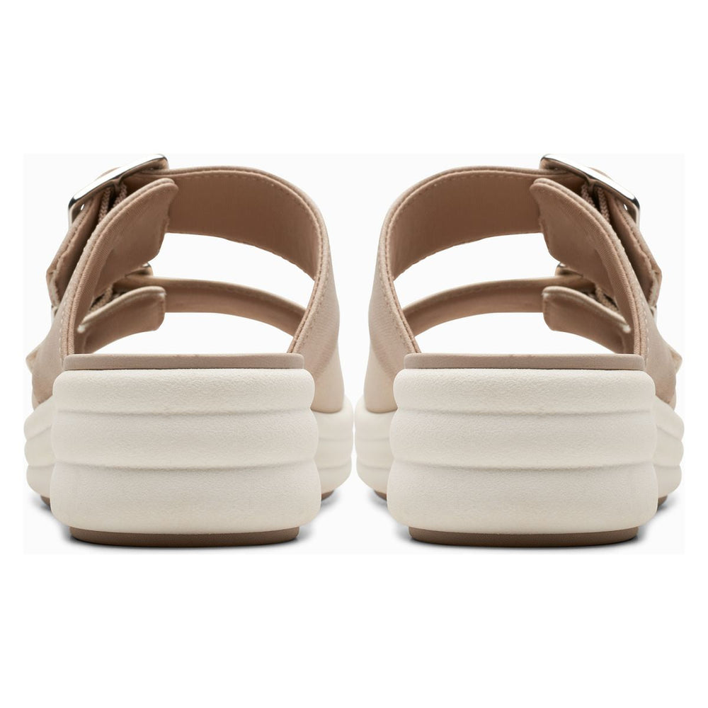 Clarks Women's Drift Buckle Wedges in Sand
