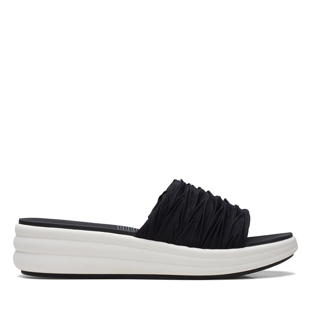 Clarks Women's Drift Petal Wedges in Black