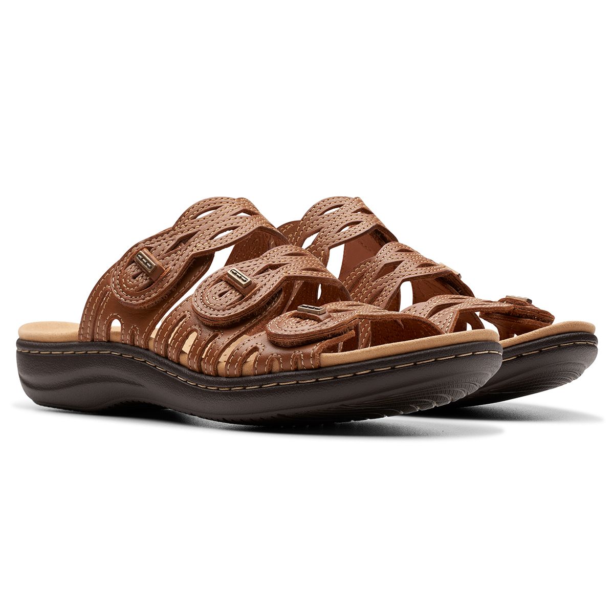 Clarks Laurieann Ruby Women's Flat Sandals in Tan