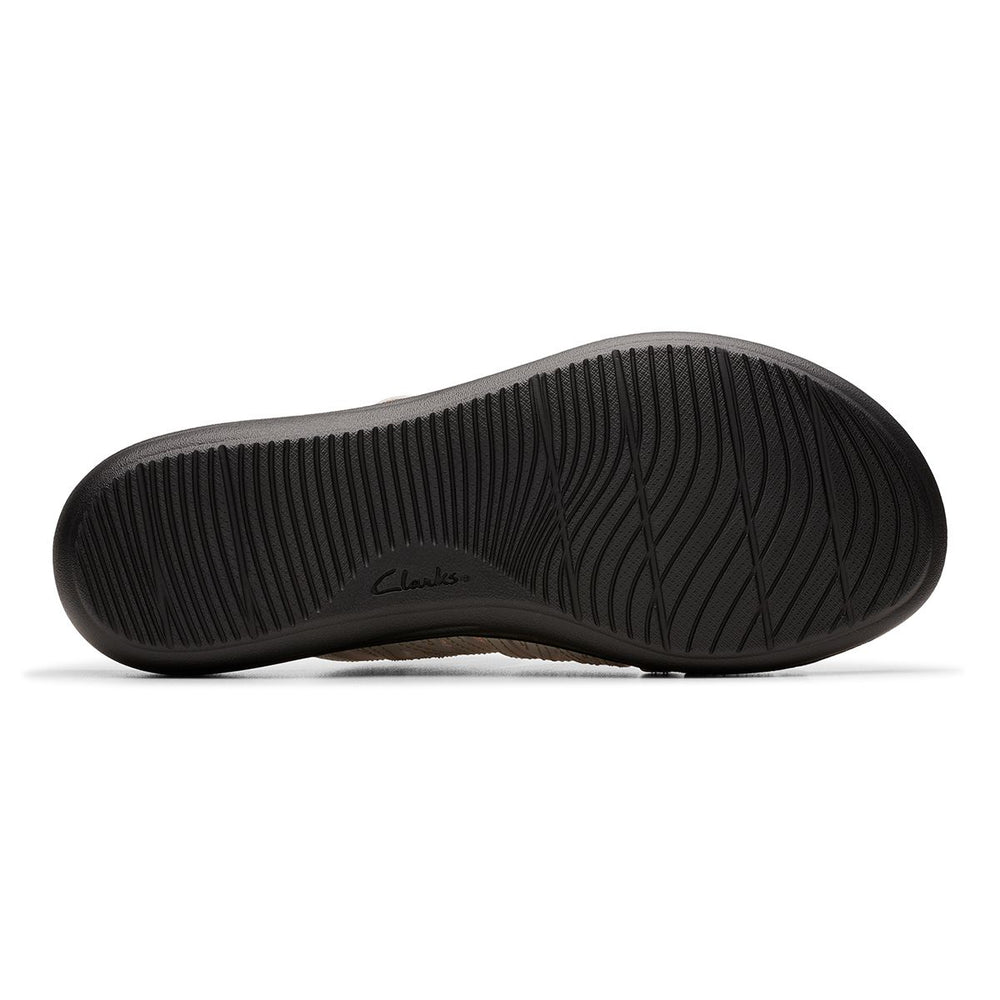 Clarks Laurieann Ruby Women's Flat Sandals in Off White