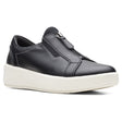 Clarks Layton Rae Zip Women's Sneakers in Black, platform Comfortable shoes, Style #26171269