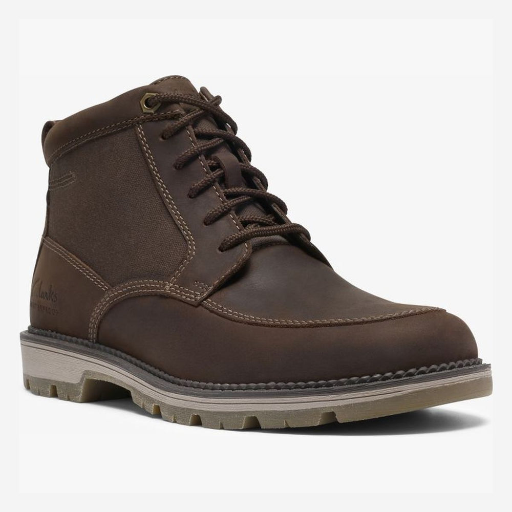 Clarks Men's Maplewalk Rise Waterproof Ankle Boot – Brown