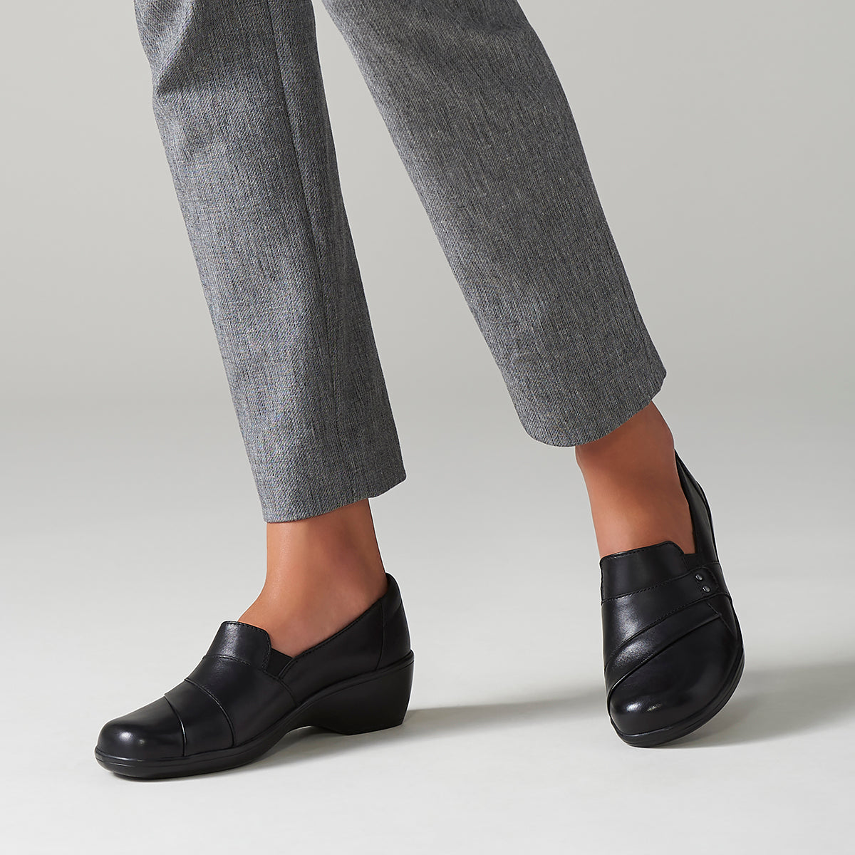 Clarks May Marigold Women's Dress Loafer in Black