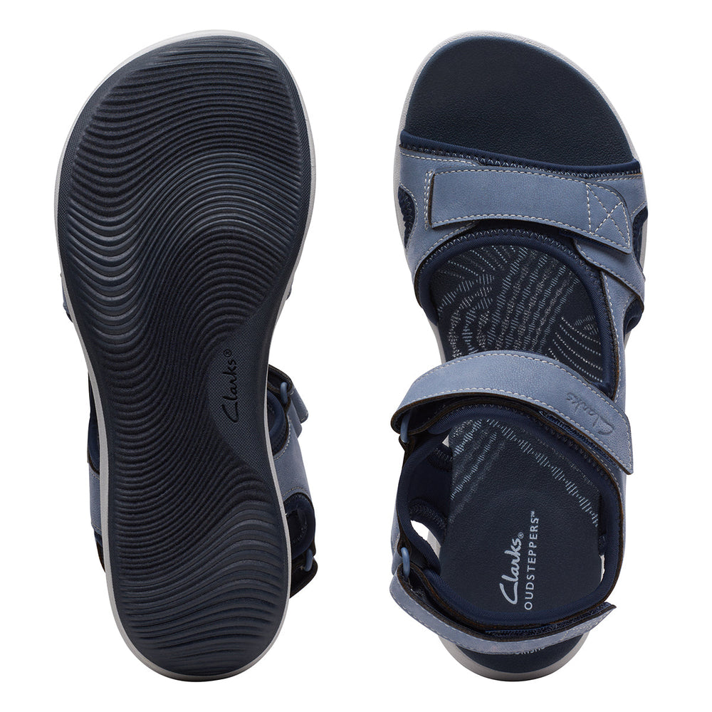 Clarks Mira Bay Women's Strappy Sandals in Denim Blue