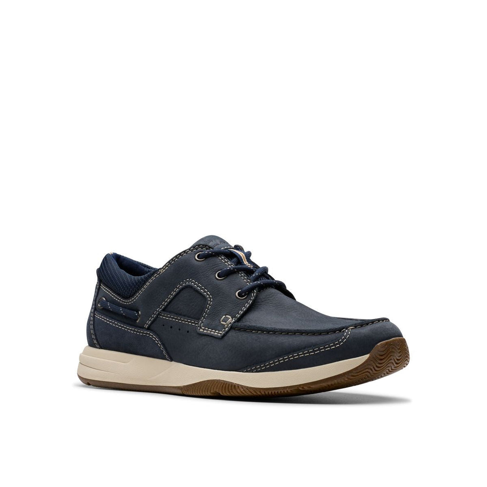 Clarks Sailview Lace Men's Casual Shoe in Navy