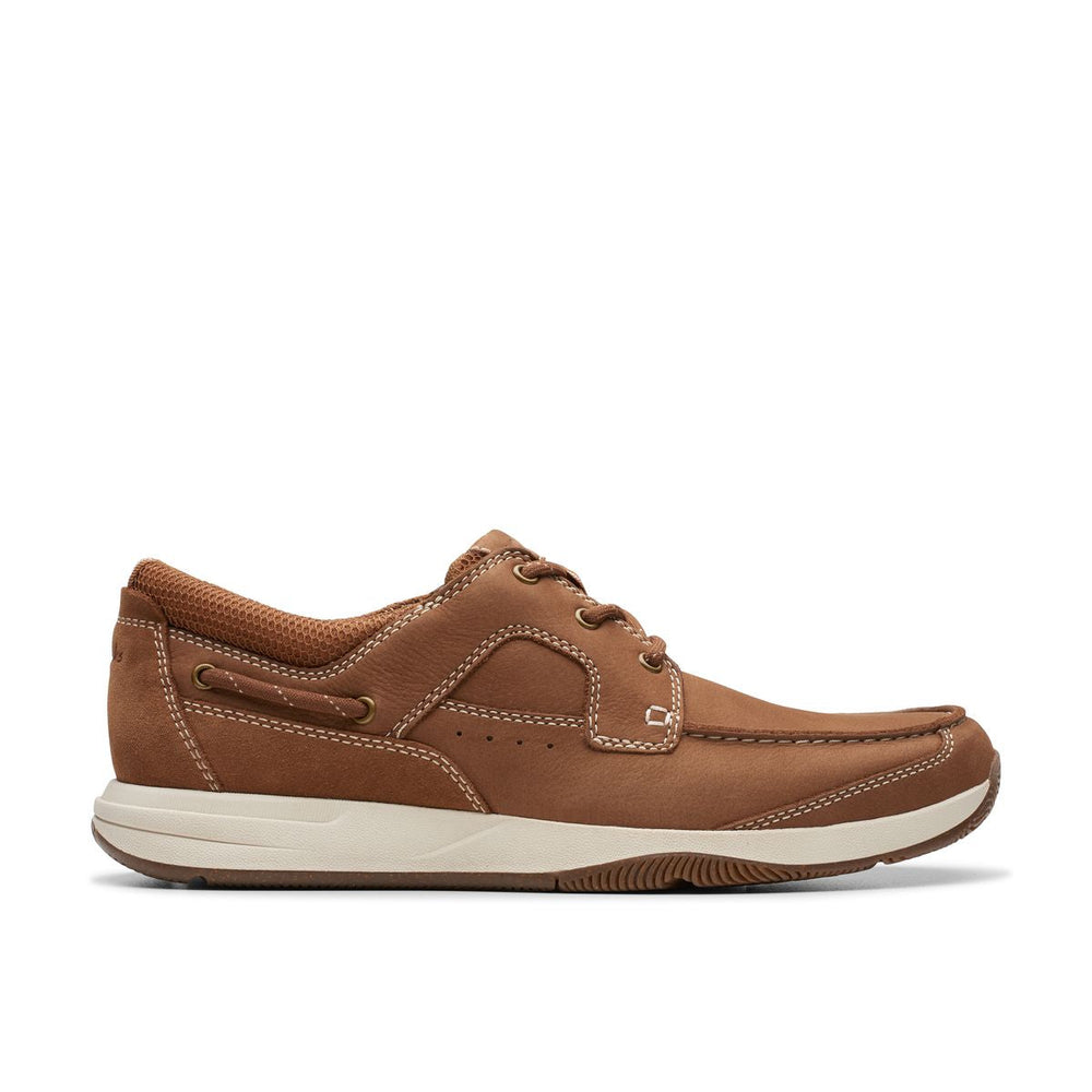 Clarks Sailview Lace Men's Casual Shoe in Tan