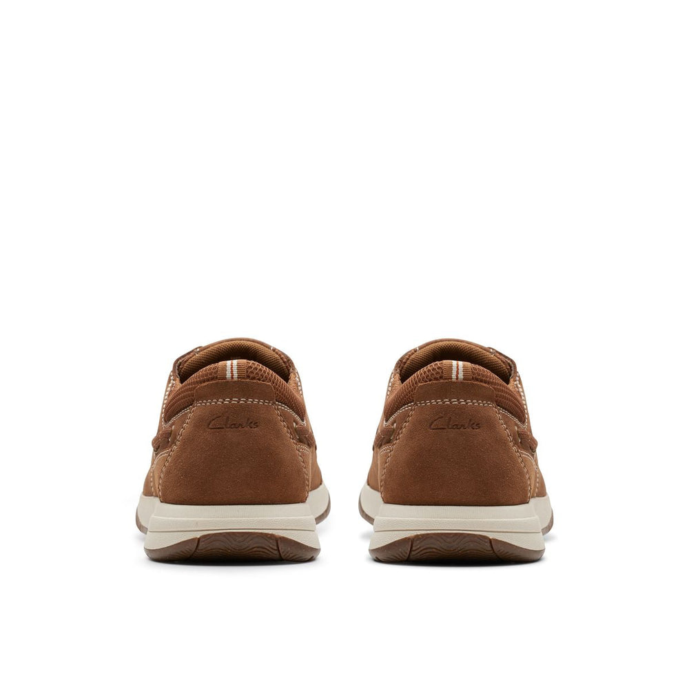 Clarks Sailview Lace Men's Casual Shoe in Tan