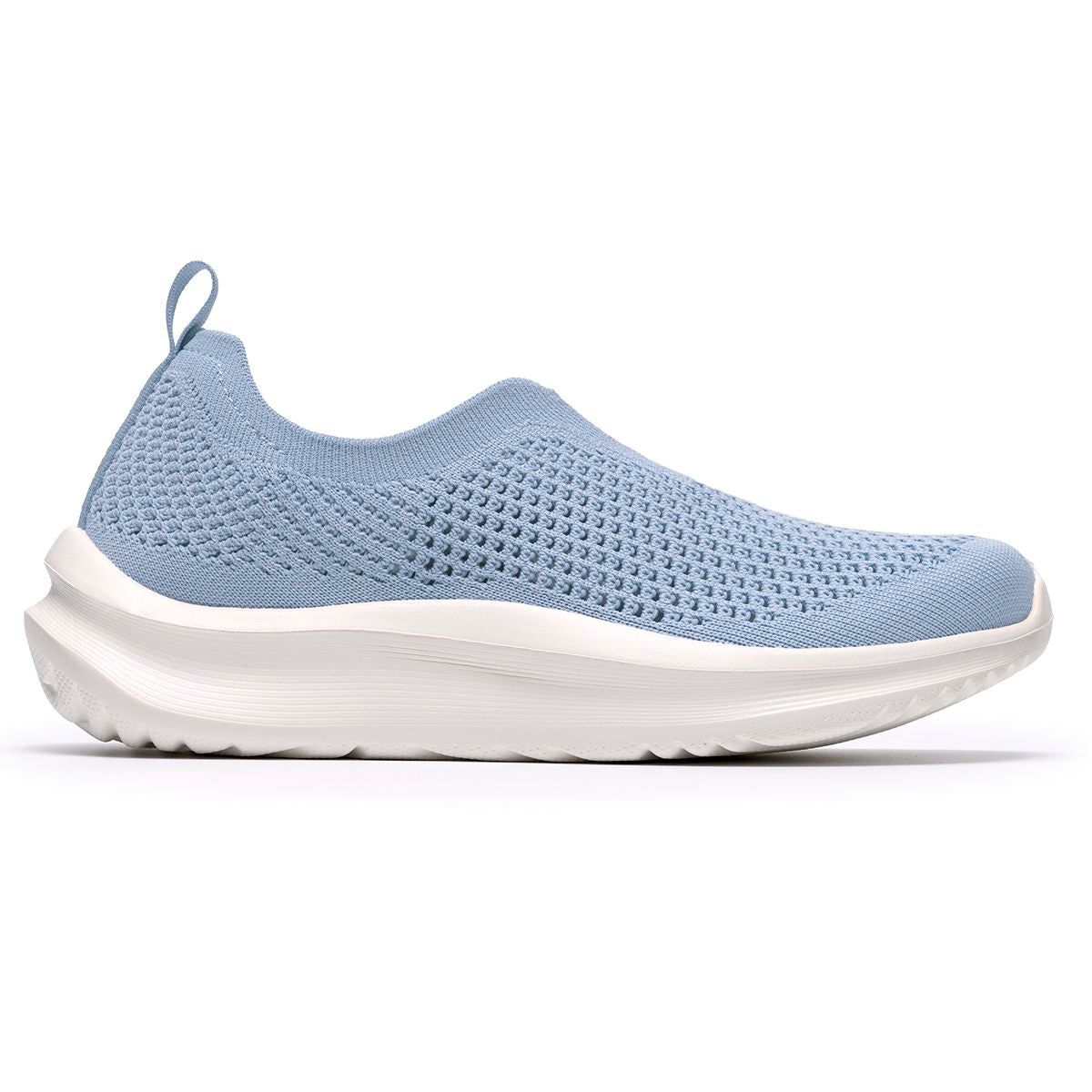 Clarks Solevana Knit Women's Sneaker in Light Blue