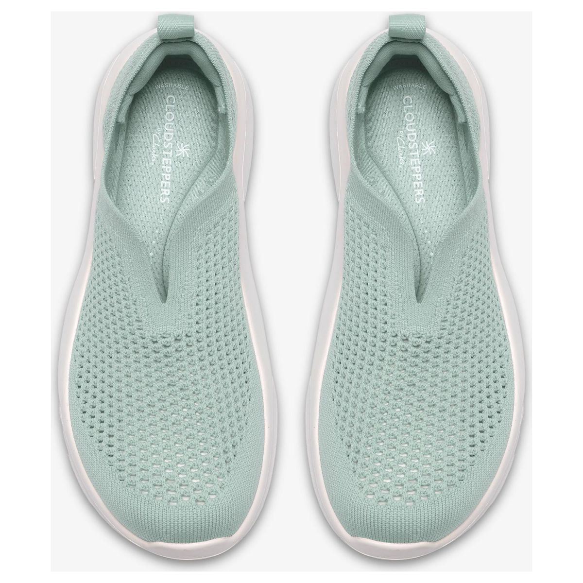 Clarks Solevana Knit Women's Sneaker in Sage