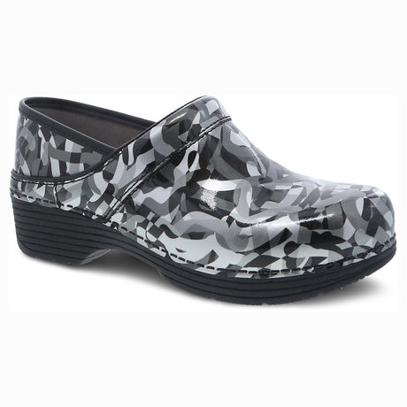 Dansko Women's LT Pro Patent Clogs in Twisty, waterproof professional shoe, all day comfort, Style #5200420202