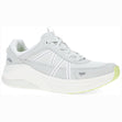 Dansko Poppy Women's Walking Sneaker in Grey, arch tech, soft suede, and breathable mesh, Style #4209240946