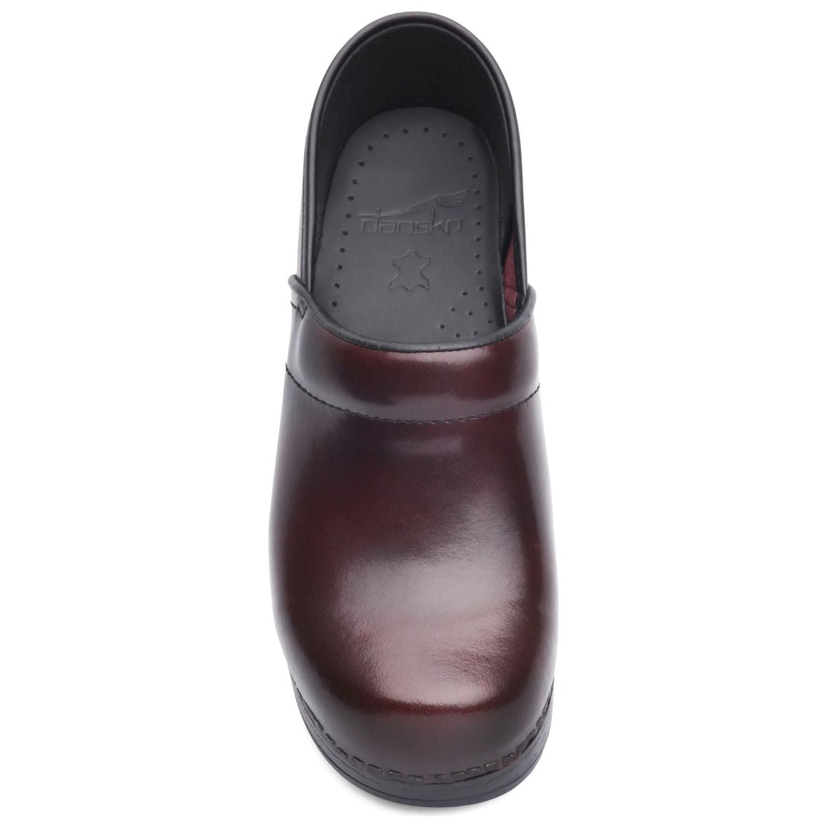 Dansko Professional Women's Slip On Clog in Cordovan Cabrio