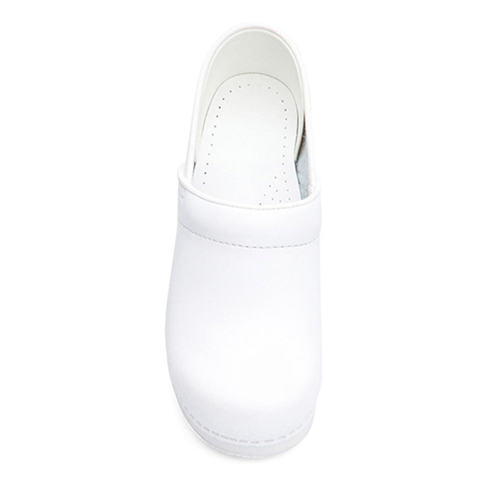 Dansko Professional Women's Slip On Box Clog in White