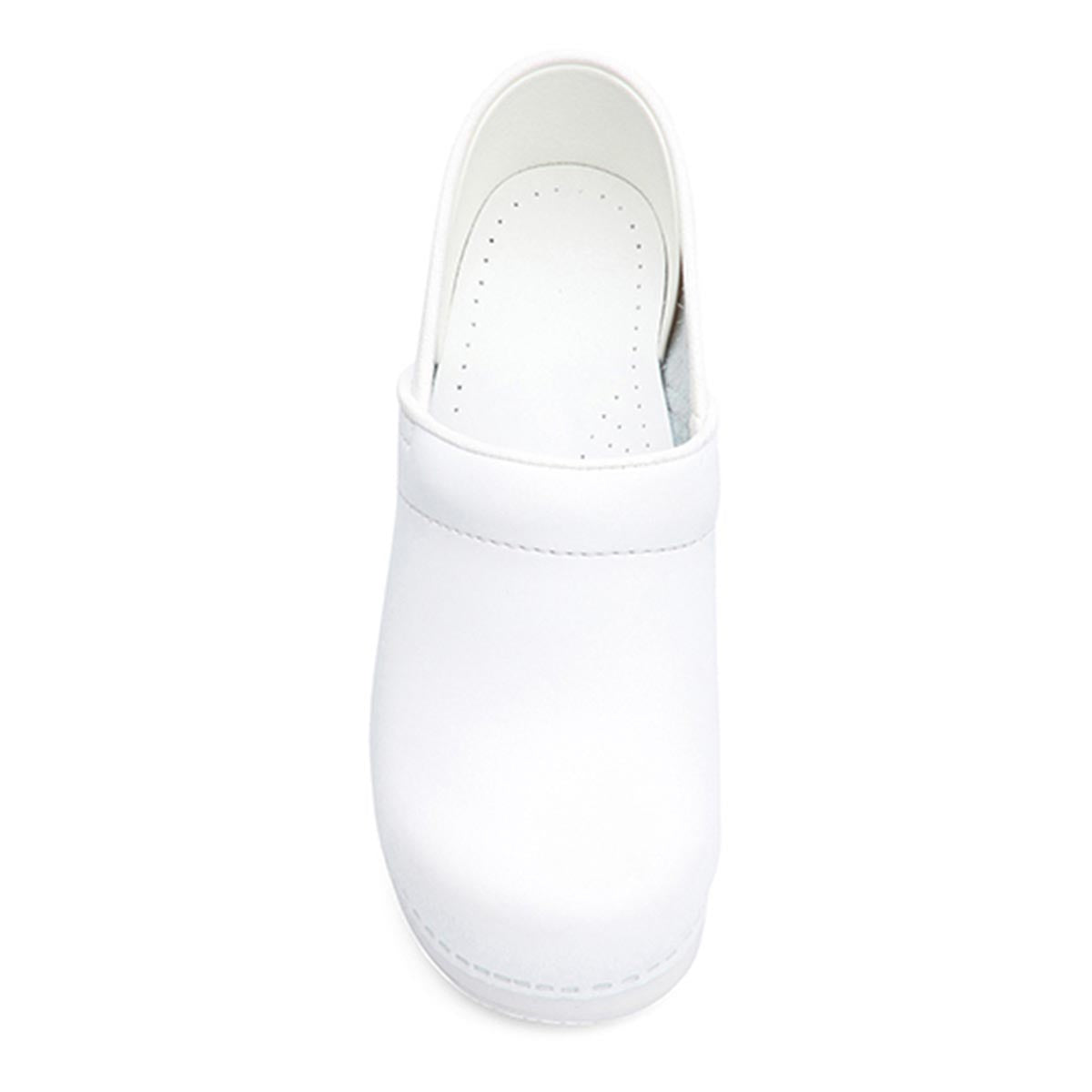 Dansko Professional Women's Slip On Box Clog in White
