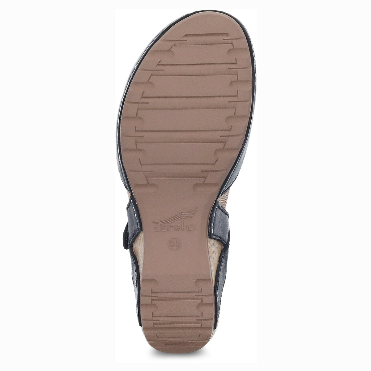 Tiffani Black Milled Burnished Mary Jane Sandal