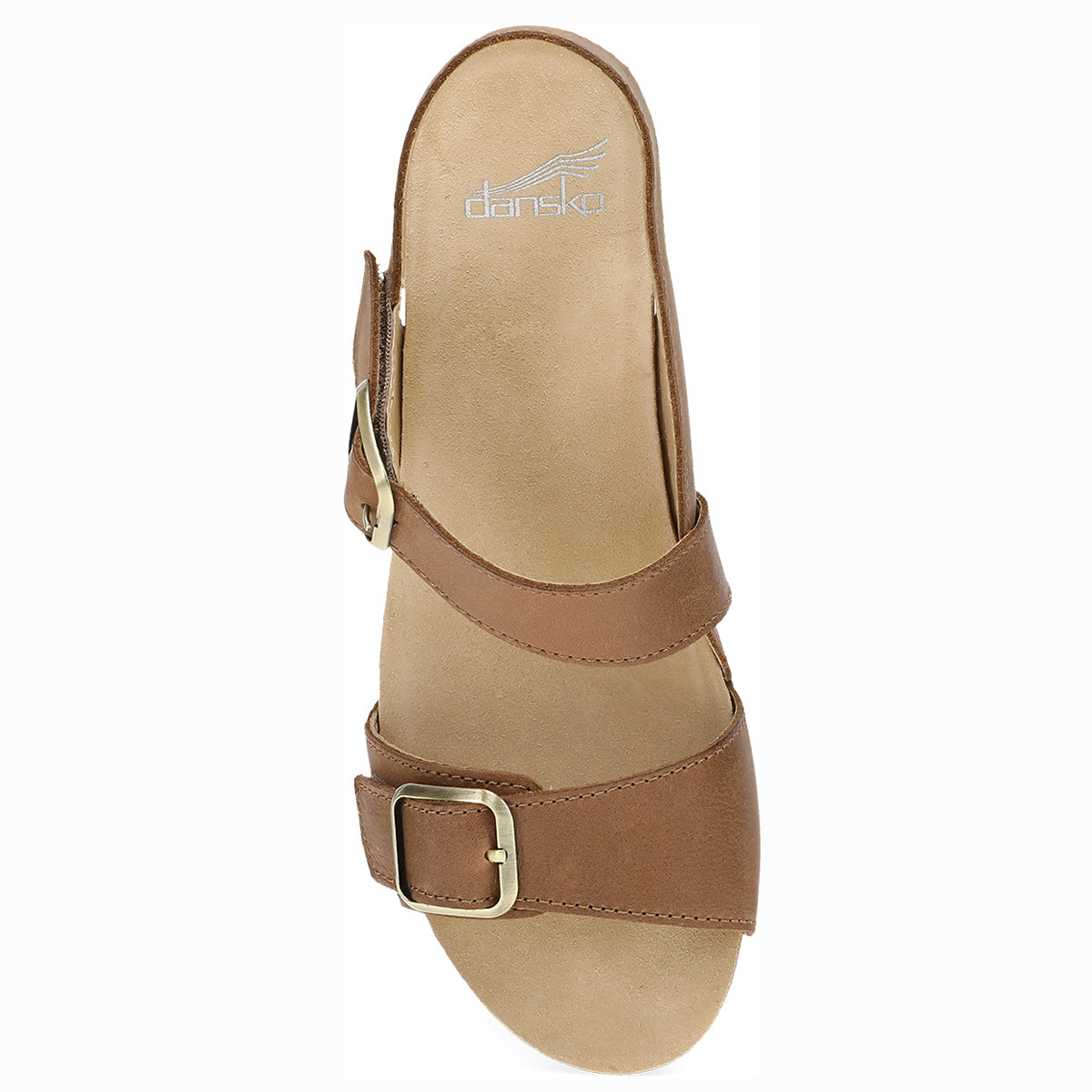 Dansko Trinity Tan Burnished Nubuck Women's Sandals