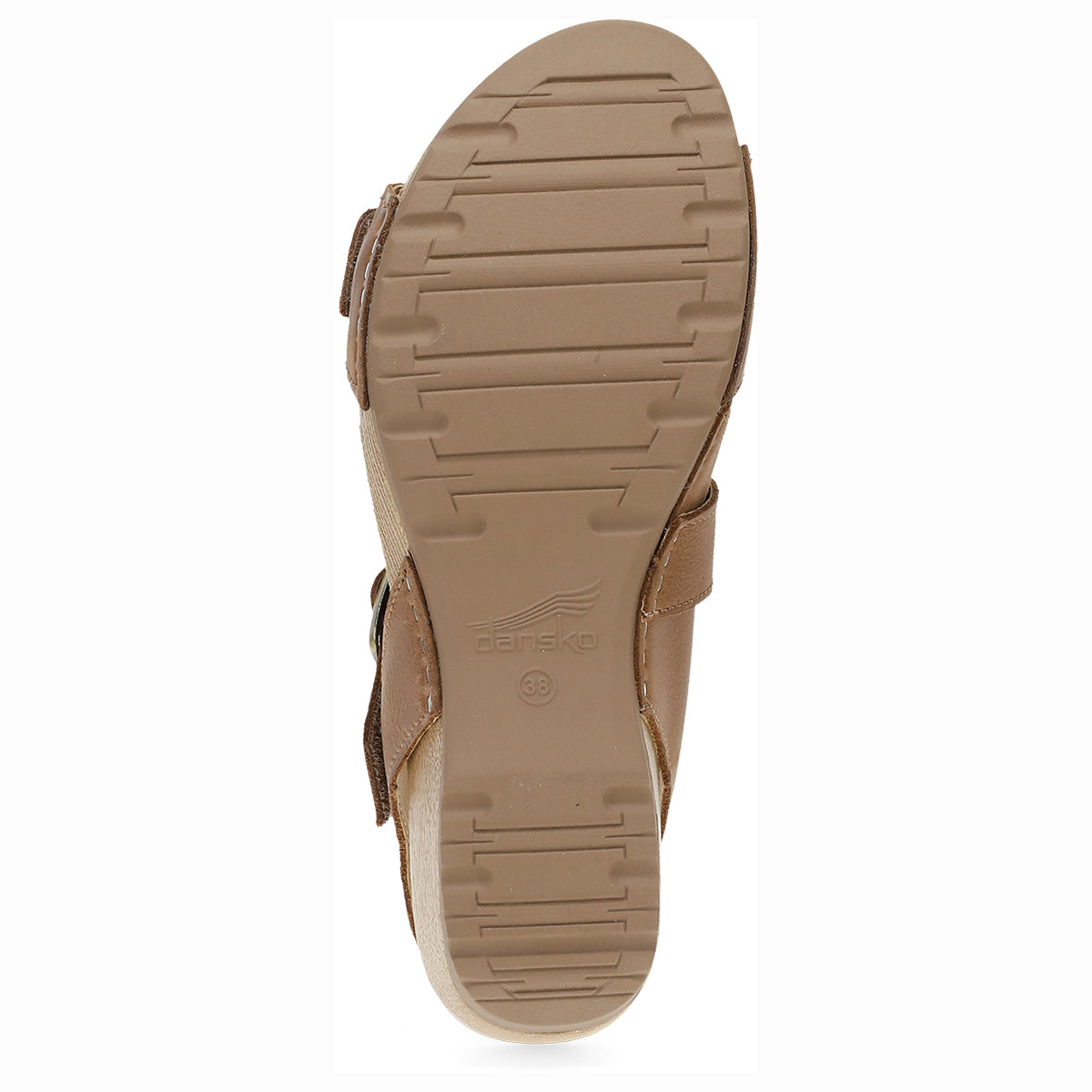 Dansko Trinity Tan Burnished Nubuck Women's Sandals