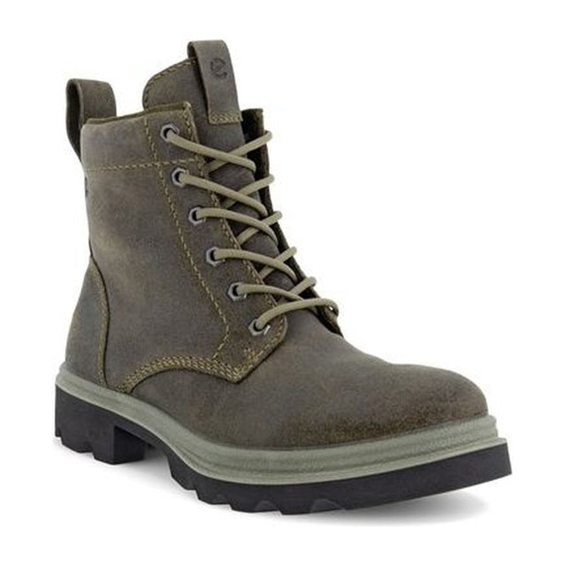 Women’s Tarmac nubuck leather lace-up mid-cut boot with a lugged rubber sole. Style # 2147235543