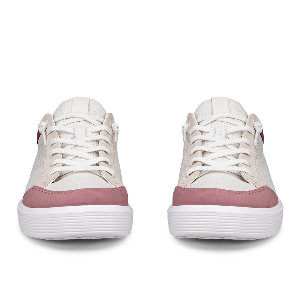Ecco Soft 60 Women's Leather Sneaker in White Multi