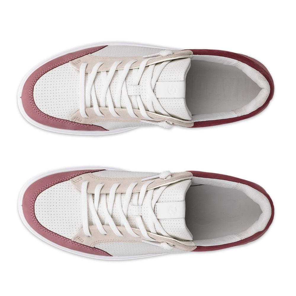 Ecco Soft 60 Women's Leather Sneaker in White Multi