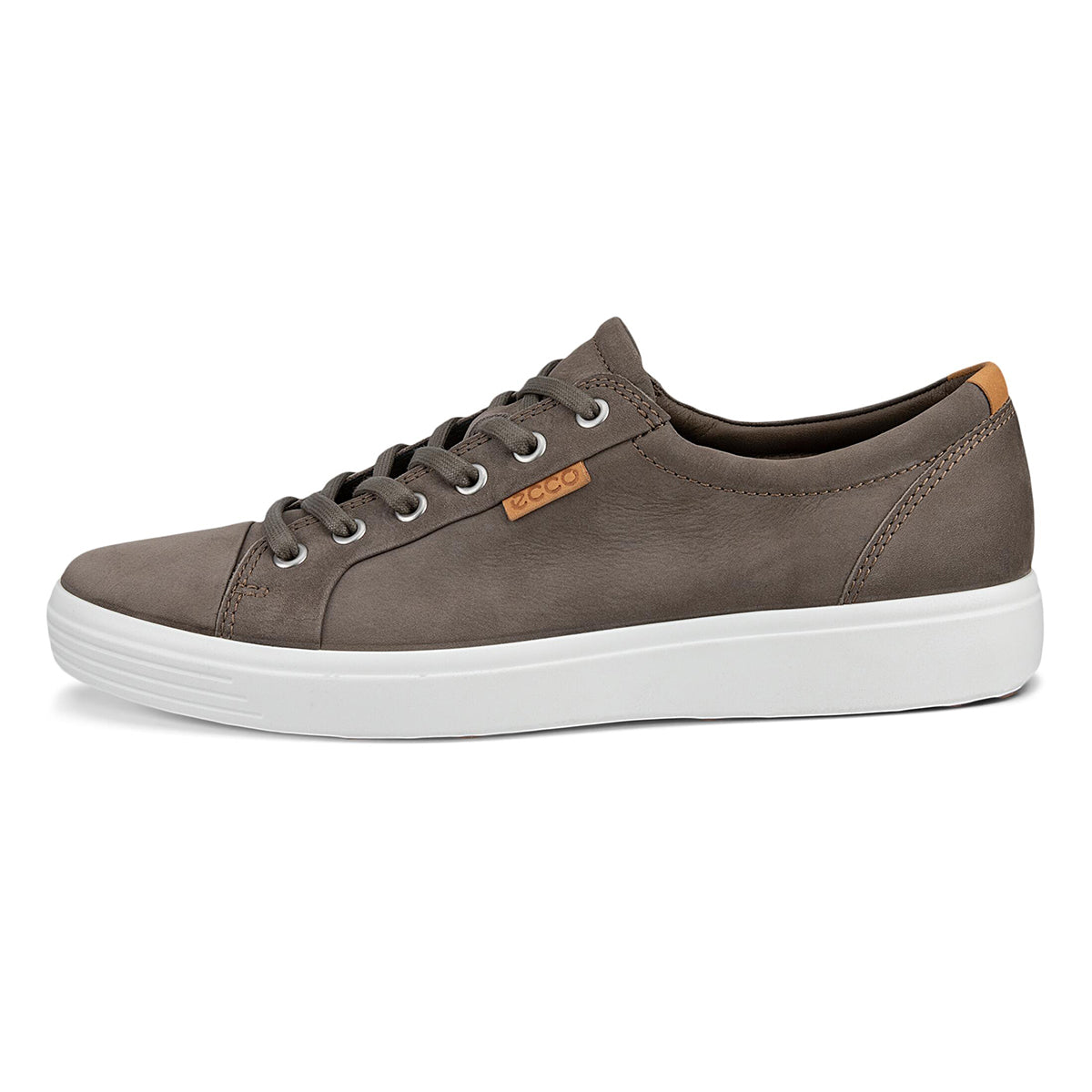 Ecco Soft 7 Men's Sneaker in Dark Clay